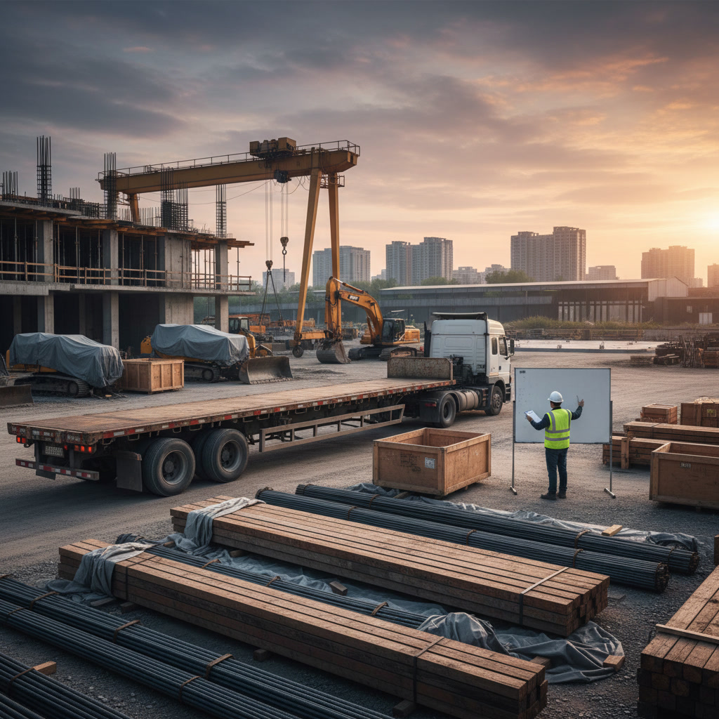 Comparison of residential and commercial building construction phases