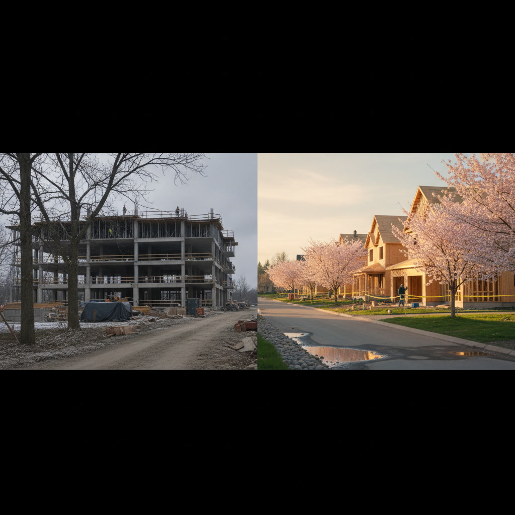 Commercial building project timeline and scheduling coordination